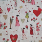 Preview: Baumwollstoff Liebe by Silke Leffler von acufactum